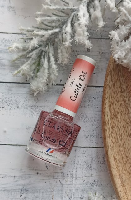 Claresa Oliwka do skórek, Cuticle Oil, Cherry