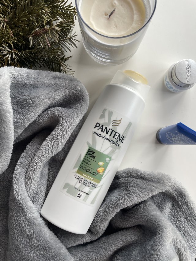 Pantene Pro-V Miracles, Grow Strong, Szampon do włosów, Wzmacniający, Biotyna, Bambus