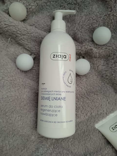Ziaja Med, Serum do ciała regenerujące nawiłżające, Siemię Lniane 
