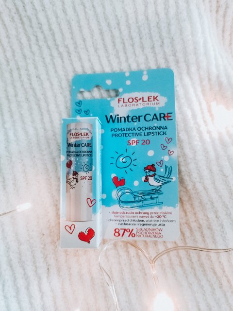FlosLek Winter Care, Pomadka ochronna do ust, Protective Lipstick SPF20