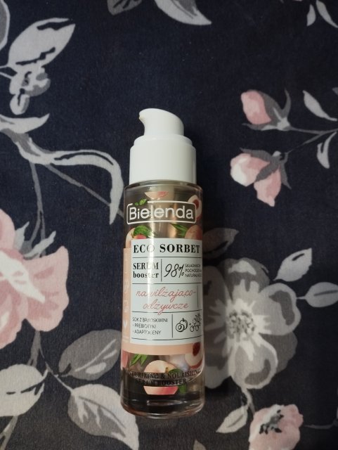 Bielenda Eco Sorbet, Serum booster, Nawilżająco - odżywcze, Sok z brzoskwini