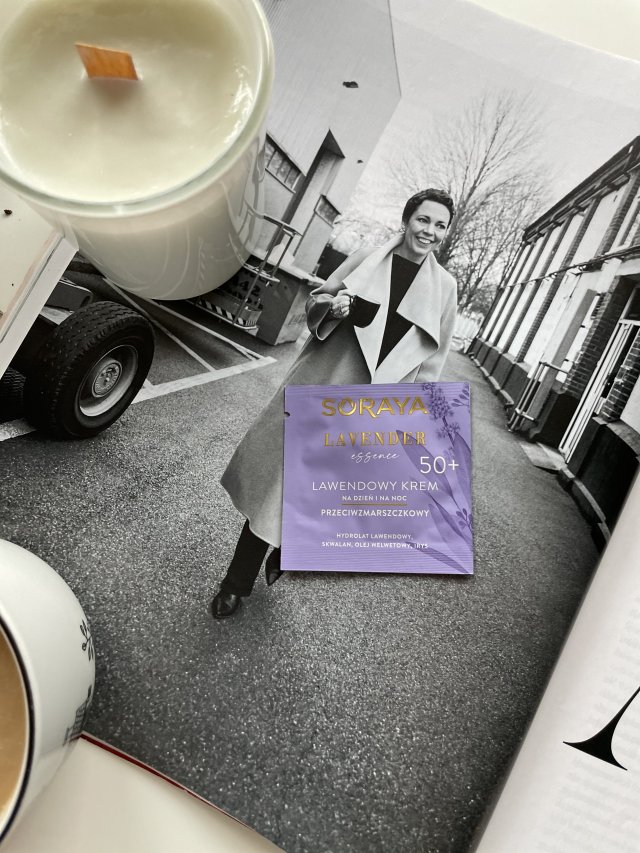 Soraya Lavender Essence, Krem do twarzy, Lawendowy, Na dzień i na noc, Przeciwzmarszczkowy, 50+