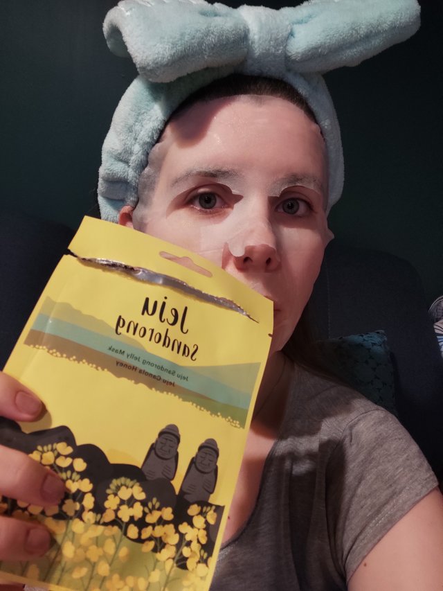 Jeju Sandorong Maska Żelowa z miodem 