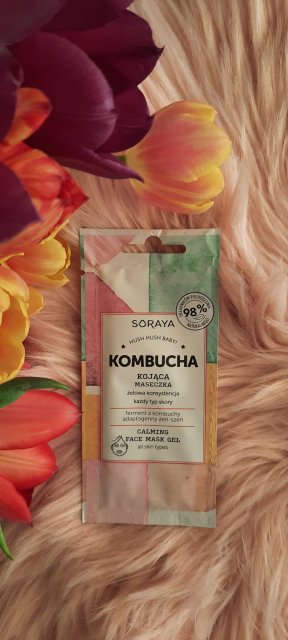 Soraya Kombucha, Maseczka do twarzy, Kojąca, Żelowa konsystencja, Każdy typ skóry, Hush Hush Baby!