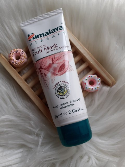 Himalaya Herbals Maska do twarzy, Refreshing Fruit Mask, Odżywcza, Do cery normalnej i suchej, Papaja i jabłko
