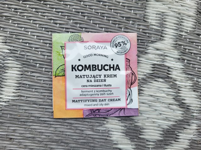 Soraya Kombucha, Krem do twarzy, Matujący, Na dzień, Cera mieszana i tłusta