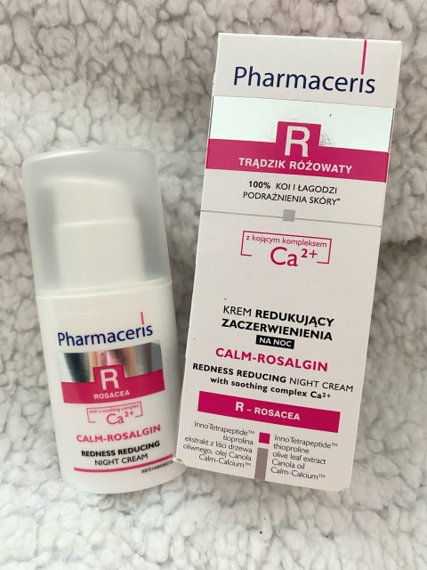 Pharmaceris R, Trądzik różowaty, Krem redukujący zaczerwienienia, na noc 