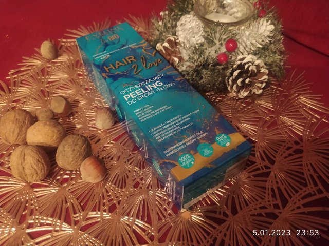 Eveline Hair 2 Love, Peeling do skóry głowy, Oczyszczający