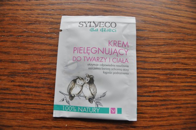 Próbka kremu do twarzy i ciała, pielęgnujący, Sylveco dla dzieci