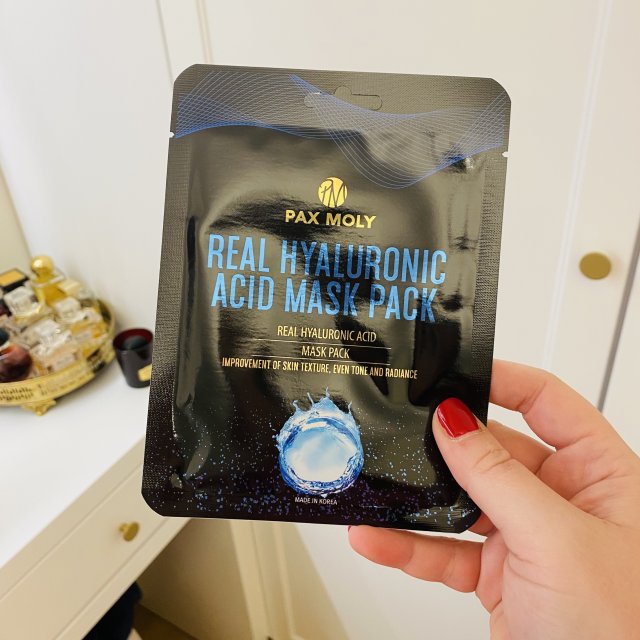 Pax Moly Maska do twarzy w płacie, Real Hyaluronic Acid Mask Pack