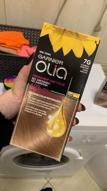 Garnier Olia, Farba do włosów, 7G Ciemny Greige