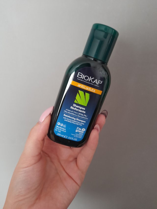 BIOKAP Szampon do włosów, Anticaduta, Przeciw wypadaniu włosów