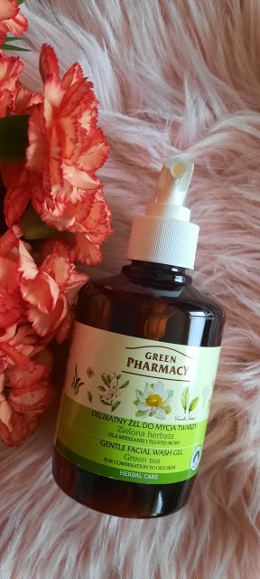 Green Pharmacy Żel do mycia twarzy, Delikatny, Zielona herbata