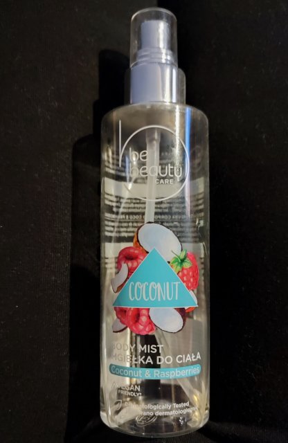BeBeauty Care, Mgiełka do ciała, Coconut & Raspberry