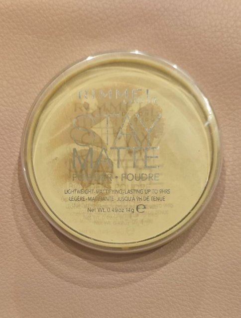 Rimmel Stay Matte, Puder do twarzy, nr 001 Transparent