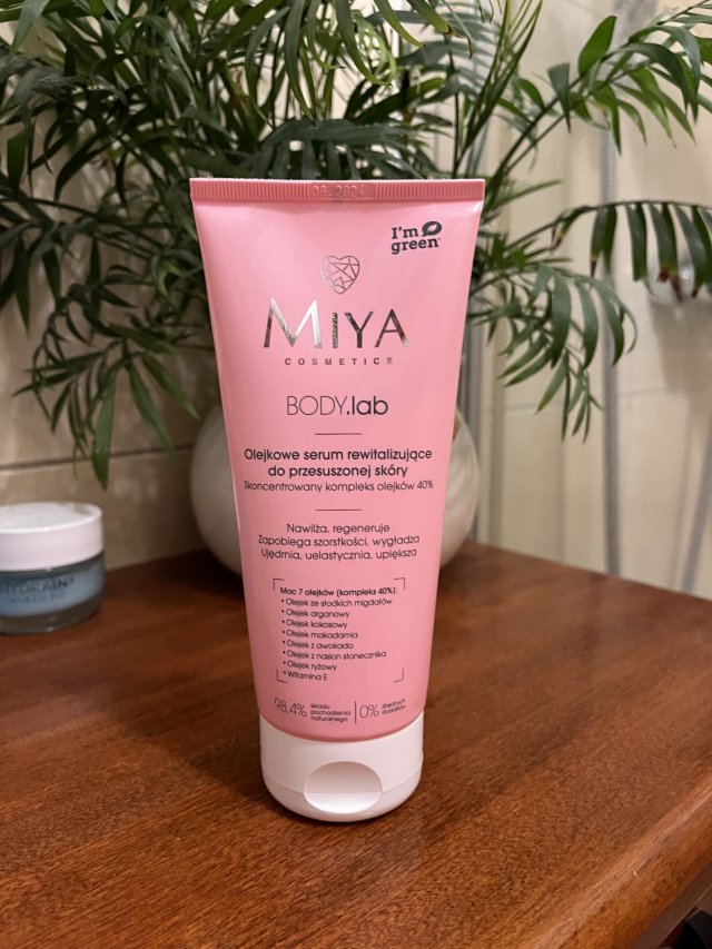 Miya Cosmetics Body.lab, Serum do ciała, Olejkowe, Rewitalizujące do przesuszonej skóry