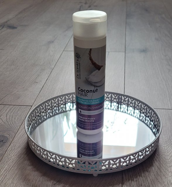 Dr. Santé Coconut Hair, Szampon do włosów, Ekstra nawilżający, Delikatnie myjący, Olej kokosowy