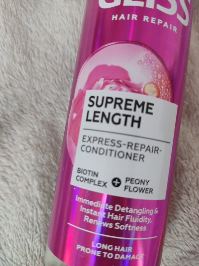 Schwarzkopf Gliss Kur, Hair Repair, Odżywka do włosów, Supreme Length Weekly Therapy