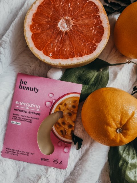 BeBeauty Hydrożelowe płatki pod oczy, Passion Fruit & Niacinamide