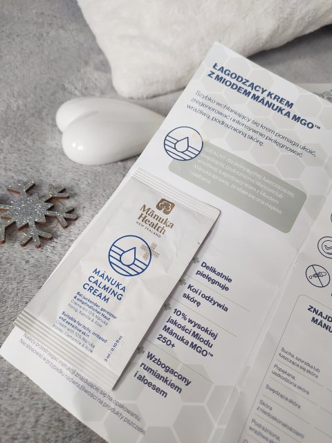 Mānuka Health Krem do ciała, Mānuka Calming Cream, Łagodzący, Z miodem Mānuka