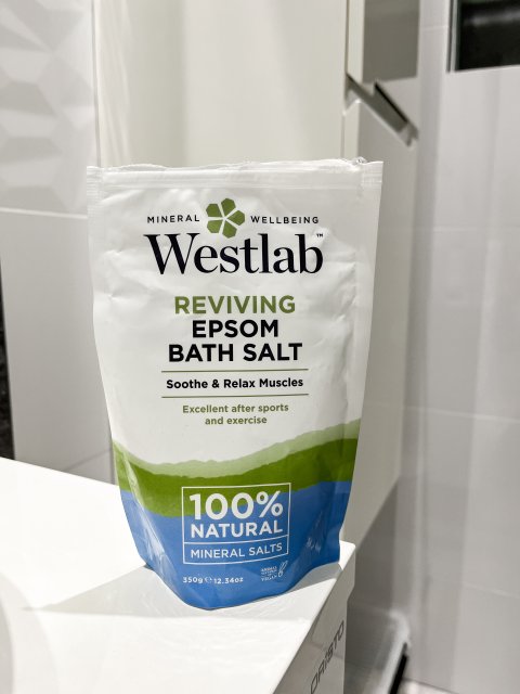 Westlab Sól do kąpieli, Reviving Epsom Salt, Gorzka Sól, Odświeżająca