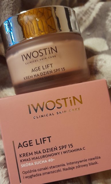 Iwostin Age Lift, Krem do twarzy, Na dzień, Kwas hialuronowy i witamina C, Cera sucha 40+