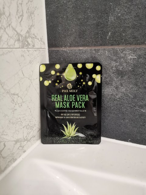 Pax Moly Maska do twarzy w płacie, Real Aloe Vera Mask Pack 