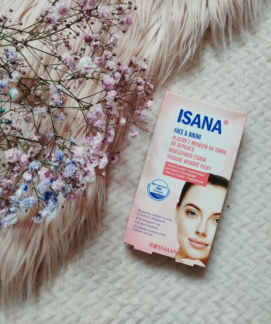 Isana Face & Bikini, Plastry do depilacji na zimno, Z woskiem