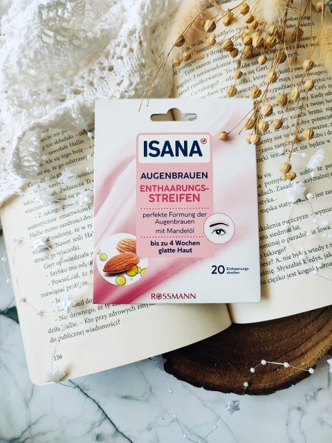Isana Plastry do depilacji okolic brwi