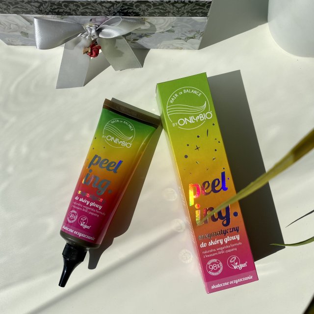 OnlyBio Hair Balance, Peeling enzymatyczny do skóry głowy, Kwasy AHA i papaina