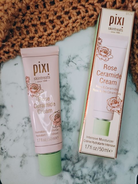 Pixi Skintreats, Rose Ceramide Cream, Krem do twarzy, Intensywnie nawilżający