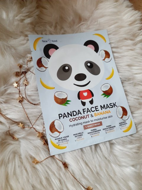 maseczka panda w plachcie