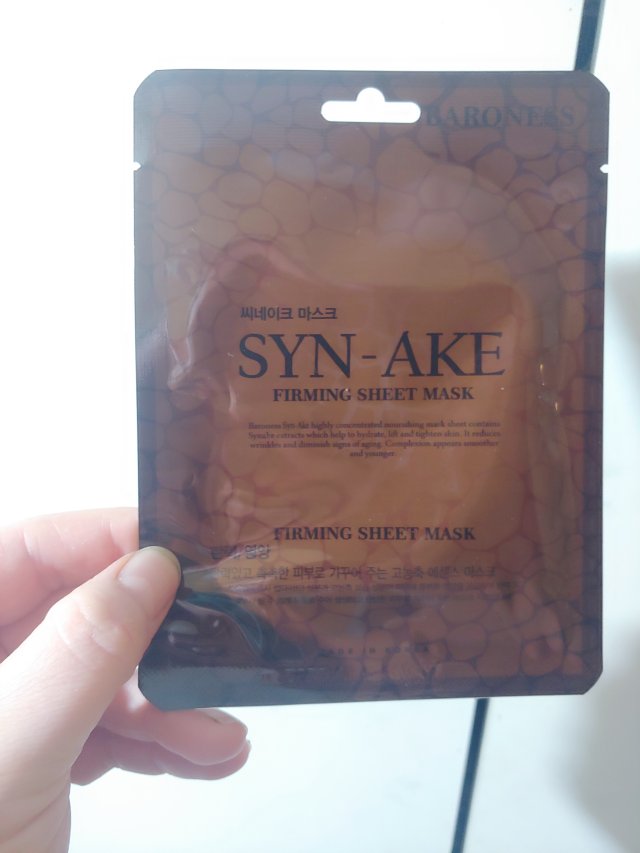 Baroness Maska do twarzy w płacie, Syn-Ake, Przeciwzmarszczkowa