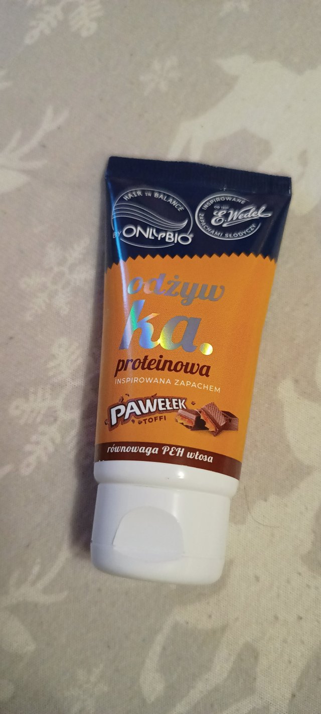 OnlyBio Hair Balance, Odżywka do włosów, Proteinowa, E. Wedel, Pawełek
