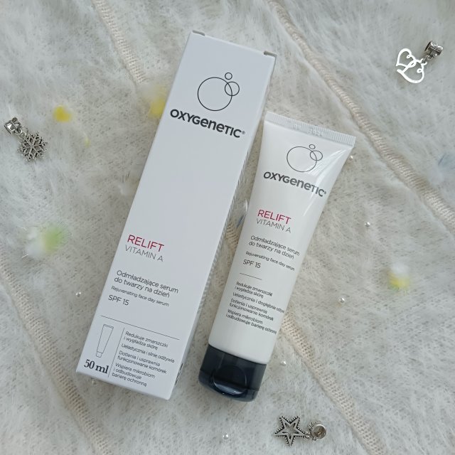 Oxygenetic Serum do twarzy, Odmładzające, Relift Vitamin A, Na dzień, SPF15