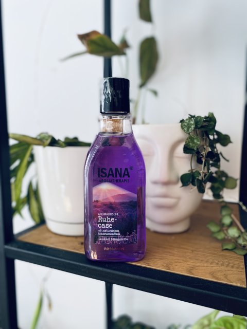 Isana Aromaterapia, Żel pod prysznic, Oaza Spokoju, Lawenda i Bergamotka 