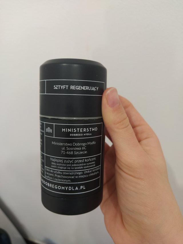 Ministerstwo Dobrego Mydła Balsam w sztyfcie, Odżywczy, Śliwka