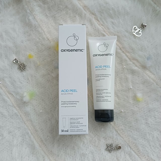 Oxygenetic Peeling do twarzy, Kwasowy, Odnawiający, AHA+PHA, Acid Peel 