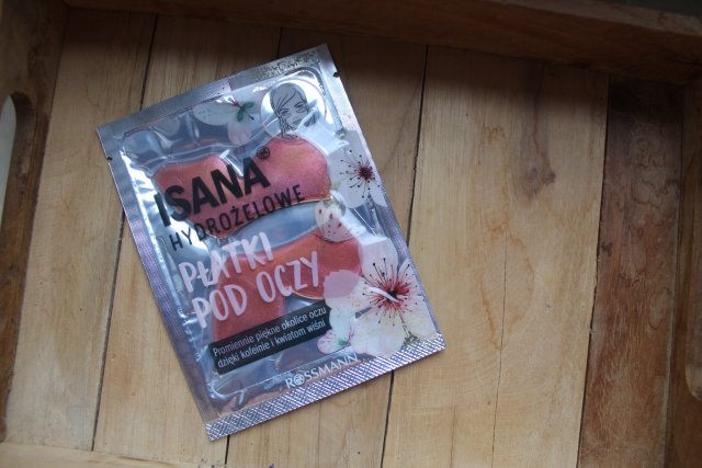 Isana Płatki pod oczy, Hydrożelowe, Kofeina i kwiat wiśni