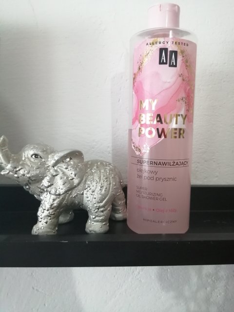 AA My Beauty Power, Żel pod prysznic, Olejkowy, Super nawilżający, Opuncja, Olej z róży