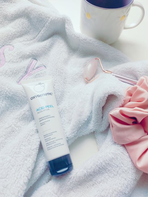 Oxygenetic Peeling do twarzy, Kwasowy, Odnawiający, AHA+PHA, Acid Peel 