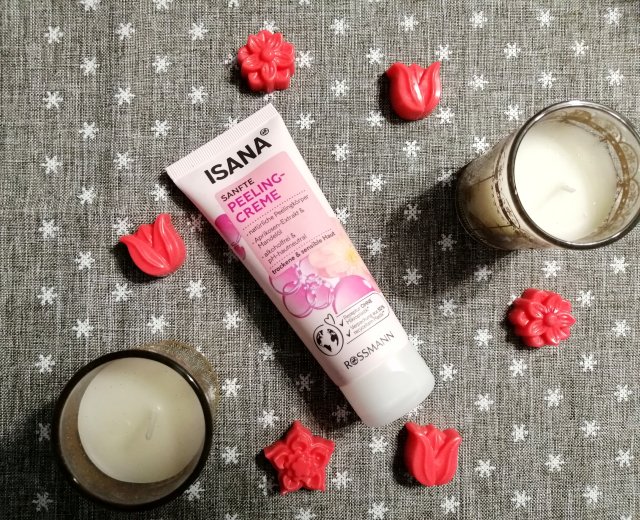 Isana Krem peelingujący do twarzy, Łagodny, Peeling Creme, Do skóry suchej i wrażliwej