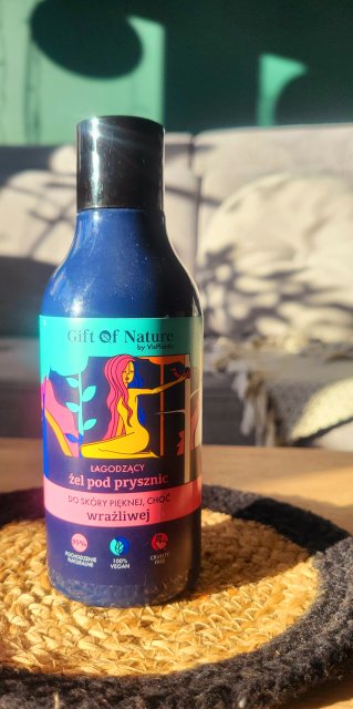 Vis Plantis Gift Of Nature, Żel pod prysznic, Łagodzący, Do skóry pięknej, choć wrażliwej