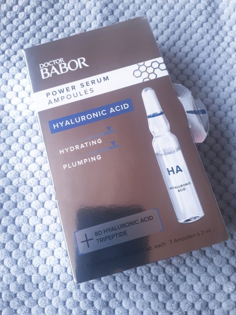 Babor Ampułki do twarzy, Hyaluronic Acid, Z kwasem hialuronowym 