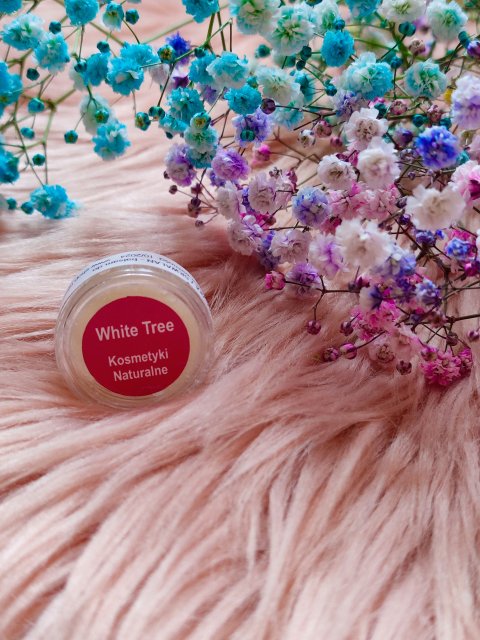 WhiteTree Natural Cosmetics Masło do demakijażu twarzy i oczu, Lekkie, Bezwodne, Morela, czarna porzeczka, skwalan