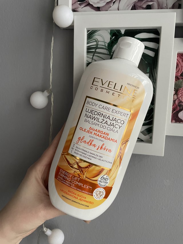 Eveline Eveline, Argan Oil, Balsam do ciała, Ujędrniająco-nawilżający, 3w1, Argan + macadamia