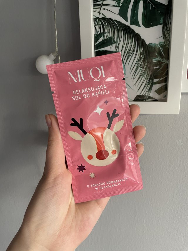 NIUQI Sól do kąpieli, Relaksująca, Pomarańcza w czekoladzie 