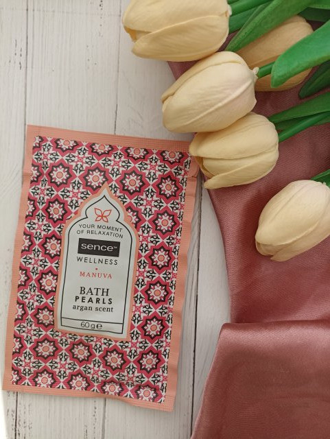 Sence Essentials Perełki do wanny, Manuva, Argan Scent