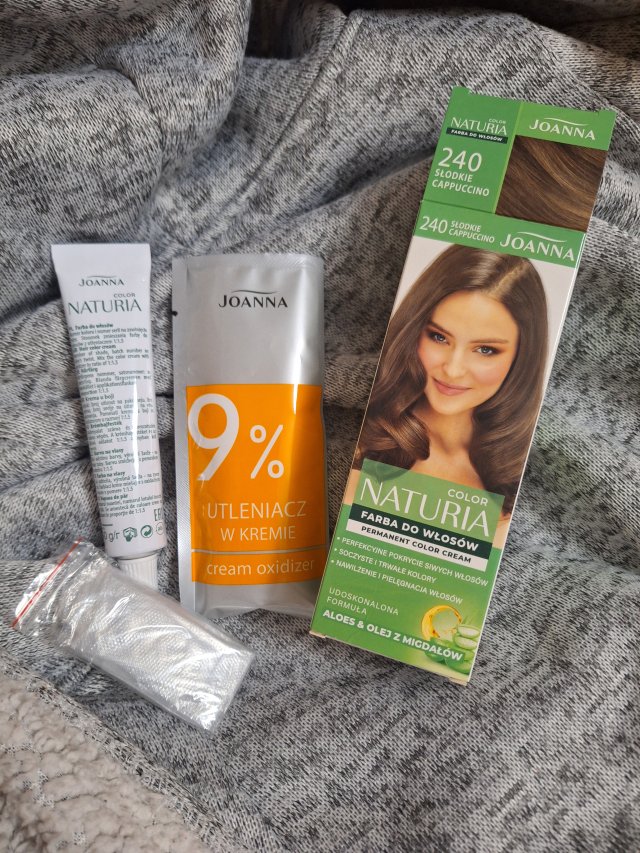 Joanna Naturia, Farba do włosów, Trwała, nr 240 Słodkie cappuccino