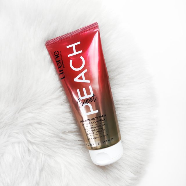 Lirene Dermoprogram, Sweet Peach, Krem do ciała i twarzy, Regenerujący, Sucha, szorstka skóra